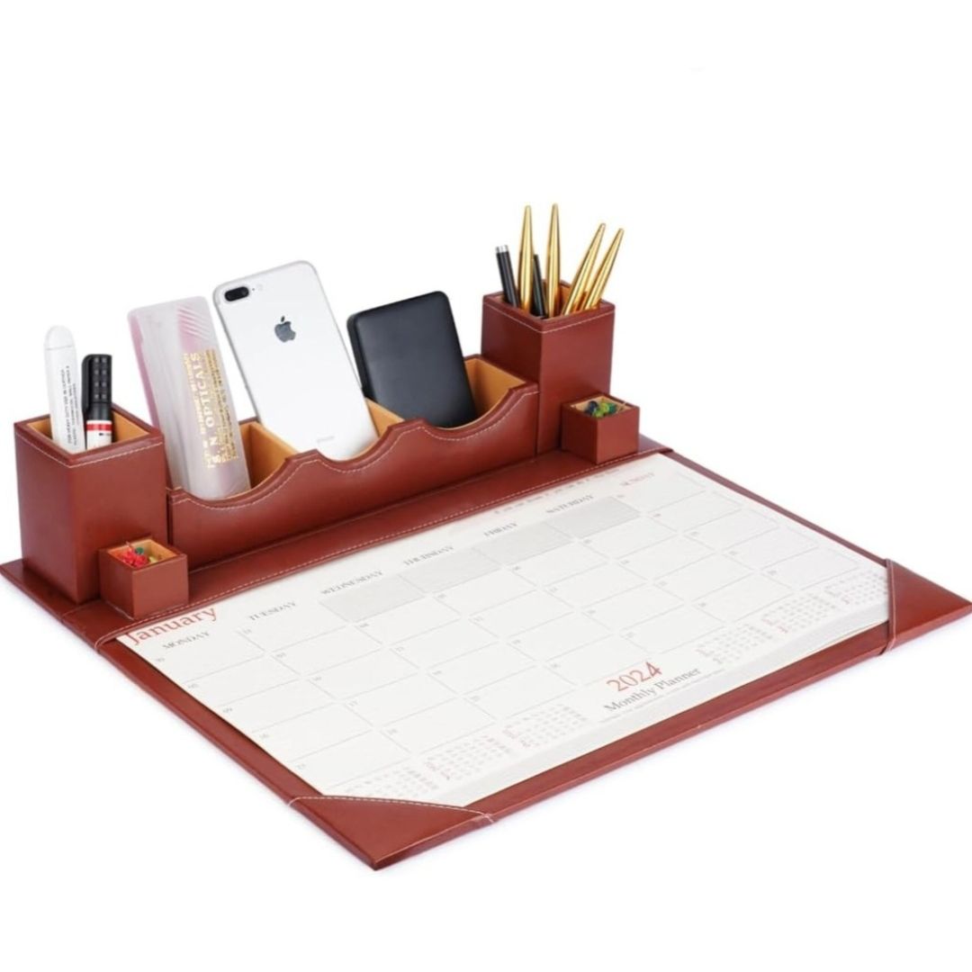 Organized Workspace Desk Set